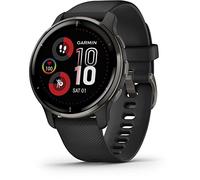 Garmin Venu 2 PLUS (45 mm), AMOLED GPS Smartwatch with All-day Advanced Health and Fitness Features, Voice Functionality, Music Storage, Wellness Smartwatch with up to 9 days battery life, Black