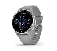 Garmin Venu 2 PLUS (45 mm), AMOLED GPS Smartwatch with All-day Advanced Health and Fitness Features, Voice Functionality, Music Storage, Wellness Smartwatch with up to 9 days battery life, Powder Grey