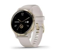 Garmin Venu 2S (40 mm), AMOLED GPS smaller sized Smartwatch with All-day Advanced Health and Fitness Features, Music Storage, Wellness Smartwatch with up to 10 days battery life, Light Sand