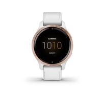 Garmin Venu 2S White Leather Strap Smartwatch