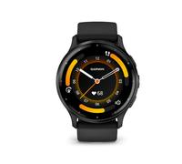 Garmin Venu 3 Black & Slate Silicone Strap Smart Watch