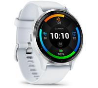 GARMIN Venu 3 - Silver & Whitestone, White,Silver/Grey