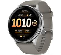 Garmin Venu 4 45mm - GPS Smartwatch, AMOLED Touchscreen, 24/7 Advanced Health & Fitness, 80+ sports apps, Flashlight, ECG app, Sleep Tracking, Fitness coach, up to 12 days battery life, Silver/Grey