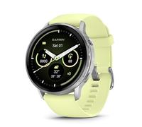 Garmin Venu 4 45mm - GPS Smartwatch, AMOLED Touchscreen, 24/7 Advanced Health & Fitness, 80+ sports apps, Flashlight, ECG app, Sleep Tracking, Fitness coach, up to 12 days battery life, Silver/Citron