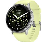 Garmin Venu 4 45mm - GPS Smartwatch, AMOLED Touchscreen, 24/7 Advanced Health & Fitness, 80+ sports apps, Flashlight, ECG app, Sleep Tracking, Fitness coach, up to 12 days battery life, Silver/Citron