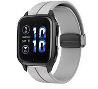 Garmin Venu Sq 2 Band,Soft Silicone Magnetic Buckle Sport Replacement Straps Compatible for Venu Sq2/Venu Sq/Venu/Venu 2 Plus/Approach S12/Approach S40/Approach S42/D2 Air/Forerunner 245/55 Smartwatch