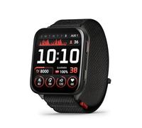 Garmin® Venu® X1, Thin and Lightweight GPS Smartwatch, AMOLED Display, Advanced Health and Fitness Features, Black with Slate Titanium Caseback and Black ComfortFit Nylon Band