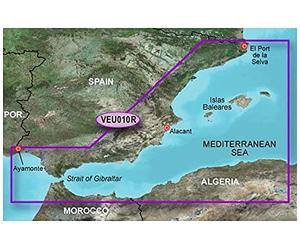 Garmin VEU010R G3 Spain, Mediterranean Coast BlueChart G2 Vision Technology Pre-played on SD Card Plug and Play
