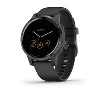 Garmin Vivoactive 4, GPS Smartwatch, Features Music, Body Energy Monitoring, Animated Workouts, Pulse Ox Sensors and More, Black