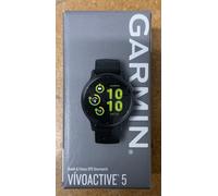 GARMIN VIVOACTIVE 5 AMOLED HEALTH & FITNESS GPS SMARTWATCH WITH HRM - BLACK NEW