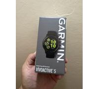 Garmin Vivoactive 5 3.05 cm (1.2") AMOLED Digital 390 x 390 pixels Touchscreen Black Wi-Fi GPS (satellite)
