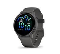 Garmin vívoactive 6 GPS 42mm Amazon Exclusive Smartwatch, AMOLED Touchscreen, All-day Health Monitoring,Fitness Features,Advanced Sleep Coaching,Music, up to 11 days battery life, Pebble Grey/Slate