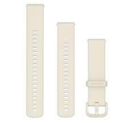 Garmin vivoactive 6 replacement 20mm Band, Quick Release, 2 sizes included, Silicone, Original accessory, Bone