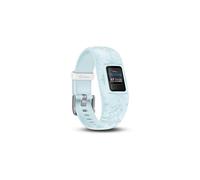 Garmin vivofit Jr.2 Disney Frozen 2 Elsa Fitness Activity Tracker for Kids, Adjustable Band - Pale Blue, One Size, 010-01909-18