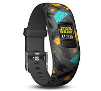 Garmin vivofit Jr. 2 - Star Wars The Resistance Fitness Activity Tracker for Kids - Adjustable Band - Grey and Yellow