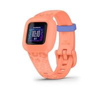 Garmin vivofit Jr.3, Fitness Tracker for Kids, Includes Interactive App Experience, Swim-Friendly, Up To 1-year Battery Life, Adjustable watch band, Peach Leopard