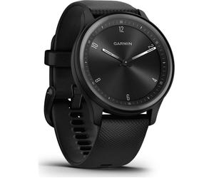 GARMIN vivomove Sport - Black, Silicone Strap, Small, Black