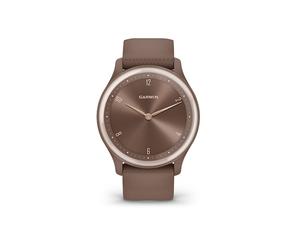 Garmin Vivomove Sport Brown Silicone Strap Smartwatch