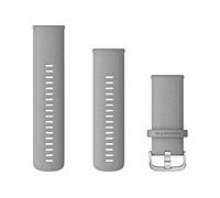 Garmin Watch strap, Powder Grey with Stainless Steel Hardware, 18 mm