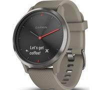 Garmin Watch Vivomove HR Black with Sandstone Silicone Band D - Black GMN-167