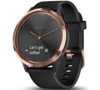 Garmin Watch Vivomove HR Rose Gold with Black Silicone Band D - Grey GMN-200
