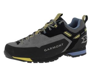 GARMONT Dragontail LT Evo Breathable and Stable Approach Shoes for Men with Mesh Lining and Grippy Outsole, Hiking Shoes, Climbing Shoes, December Grey Lemon Yellow, 10 UK