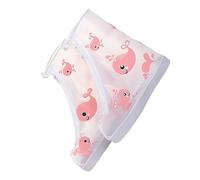 Garneck 1 Pair Cartoon Pattern Rain Shoe Covers Non Slip PVC Overshoes for Boys Lightweight Easy to Resistant Design