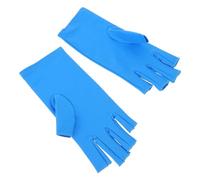 Garneck 1 Pair Fingerless UV Gloves for Manicure and Nail Shop Use, Spandex Material for Comfortable Fit, Protect Hands and Fingers from UV Rays during Nail Art