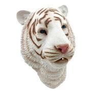 Garneck 1 PC Unique Tiger Mask for Halloween Breathable Latex Face Cover Realistic Design Dress Up Prop for Costume Parties Eye Visibility Safe and Non Toxic Prank Accessory