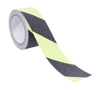 Garneck 1 Roll Luminous Slip Tape Self Adhesive Glow Dark Safety Tape for Outdoor Use Slip Frosted Material with Reflective Design for Stairs and Directions Indication