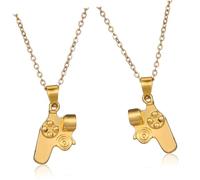 Garneck 1 Set Couples Game Controller Necklace Matching Jewelry for Friends Elegant Design Symbolizing Bond and Understanding for Girlfriend