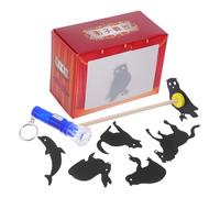 Garneck 1 Set Educational DIY Shadow Puppets Theater Craft Kit for Creative Interactive Storytelling with Chinese Shadow Puppets Fun Learning and Theatrical Play Activities