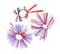Garneck 1 Set Independence Day Pet Costume of Pet Headdress with Hairbands for Dogs for Parties and Special Occasions Comfortable Lightweight Design