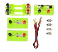 Garneck 1 Set Teaching Battery Holder for Physics Experiments Simple Circuit Experiment Kit for Students Lightweight Electrical Laboratory Accessories for School and Home Science Projects