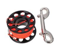 Garneck 1 set Underwater Diving Spool Lightweight Finger Reel for Snorkeling Line Winder Easy to Operate for Cave and Technical Diving Activities