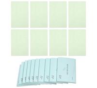 Garneck 10 Boxes Oil Absorbing Paper for Face and Skin, Portable Natural Blotting Sheets for Oily Skin Care, Suitable for T-Zone Around The Nose, Green Paper Tissue Squares