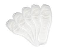 Garneck 10 Pairs Disposable Cotton Insole Shoe Pads Sanitary Napkin Features, Breathable and Safe Material, Ultra Thin Gel Insoles Women for Comfortable Feet Cushion Pads in