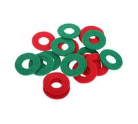 Garneck 10 Pairs Fiber Battery Terminal Protector Washers Felt Corrosion Prevention Shims Red Green Insulation Pads for Car Suv Truck Rv Boat Connections
