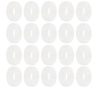 Garneck 10 Pairs Silicone Glasses Tightener Eyeglass Temple Hinge Tighteners Anti-slip Eyewear Retainers For Spectacle Sunglasses Round Comfort Fixing Sleeve