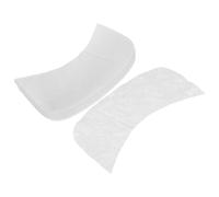 Garneck 100 Pcs Natural Silk Neck Mask White Neck Skin Hydrating Patch Moisturizing to Improve Skin Absorbing Nutrients for Anti-wrinkle