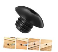 Garneck 100pcs Black Threaded Pegboard Hook Locks Fastening Stoppers for Bottles Jars Pipes Secure Hanging Hook Fixers with Caps Plugs for Enhanced Loadbearing and Space Efficiency