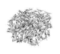 Garneck 100pcs Christmas Flower Decoration Clips Mini Alligator Clips for Wreath and Christmas Tree Festive Flower Decor