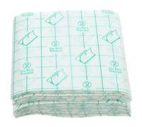 Garneck 100Pcs Disposable Adhesive Makeup Hand Palettes 8X8Cm Waterproof PU Film Cosmetic Mixing Plates for Foundation and Nail Art Application Assorted style