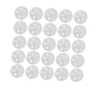 Garneck 100pcs Doll Accessories Rattle Insert Squeakers Sensory Ain Sound Noise Maker Squeaker Inserts Small Bell Balls Insert Rattle Sound Machine Craft Bells White Plastic