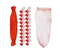 Garneck 100pcs Fruit Storage Bags Mesh Vegetable Cage Pp Woven Shopping Bags for Eggs Fruits Vegetables Reusable Breathable