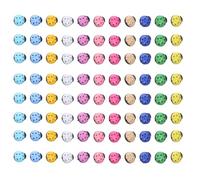 Garneck 100pcs Ladybird Craft Buttons Plastic Cartoon Ladybug Shaped Beetle Novelty Buttons Easy to Grasp Improves Dexterity for Sewing Projects and School Crafts