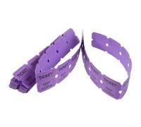 Garneck 100pcs Purple Raffle Tickets for Events Party Supplies Entrance Drawings Lottery Game Tickets for School Church Carnivals and Celebrations