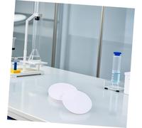 Garneck 100pcs Qualitative Synthetic Filter Discs Medium Speed Cellulose Filter Paper for Chemistry Testing Laboratory Water Absorbing Paper Efficient Filtration for Mushroom Cultivation