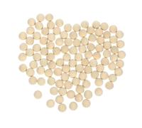 Garneck 100pcs Unfinished Wood Balls for Craft DIY Projects Smooth Natural Wooden Spheres Decorative Filling Material for Handmade Art and Creative Crafts