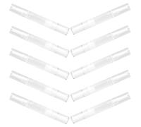 Garneck 10pcs 5ml Refillable Cosmetic Dispenser Applicator Tubes for Liquid Foundation and Lip Gloss, Twist Pens with Easy to Fill Design, for Business Trips and Travel